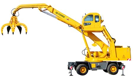 Wheeled Hydraulic Grab Crane